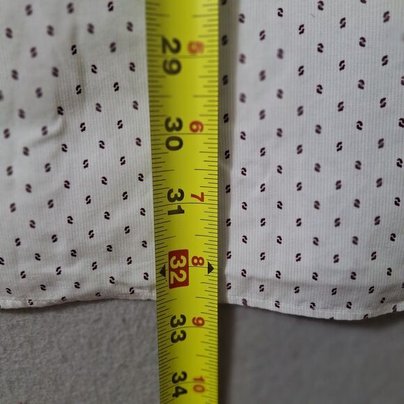 Bonobos Dress Shirt Mens 15.5 34 Blue Plaid Geometric Lot Of 2 Tailored Slim Fit - Picture 14 of 15